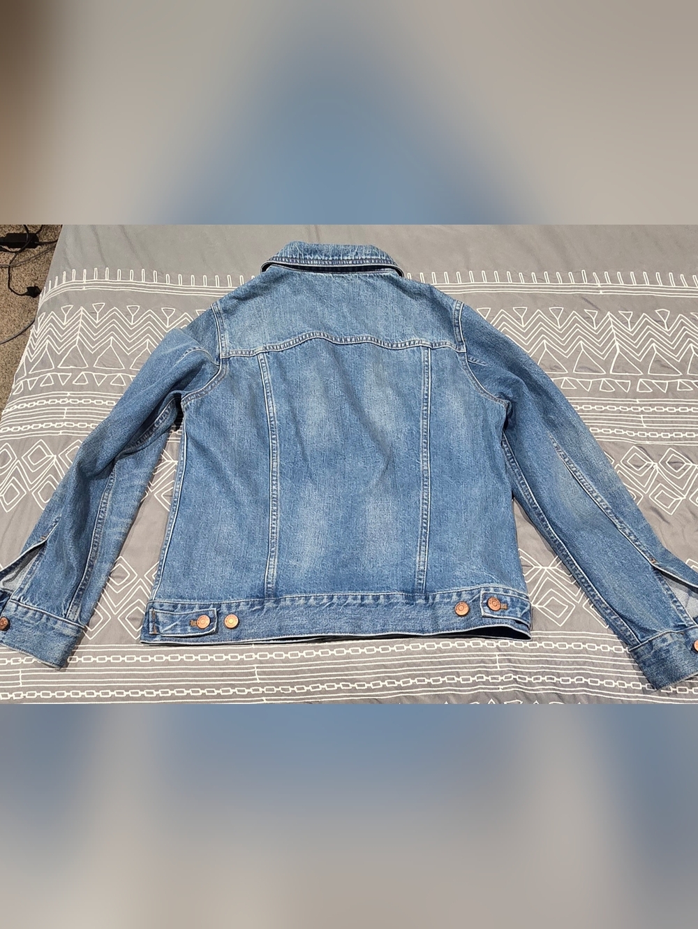 Madewell Womens Denim Jacket Size Large - Picture 7 of 7